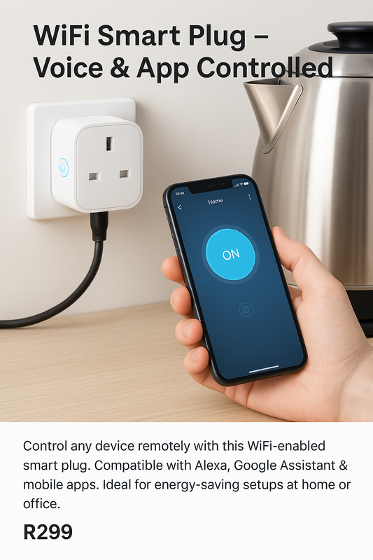 WiFi Smart Plug – Voice & App Controlled